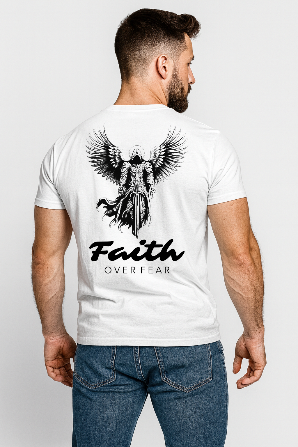 Faith Over Fear Short Sleeve T-Shirt