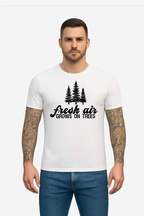 Fresh Air Grows on Trees Short Sleeve T-Shirt