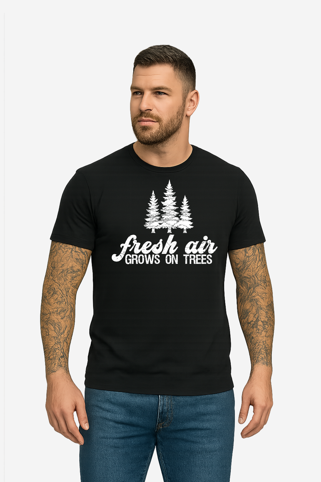 Fresh Air Grows on Trees Short Sleeve T-Shirt