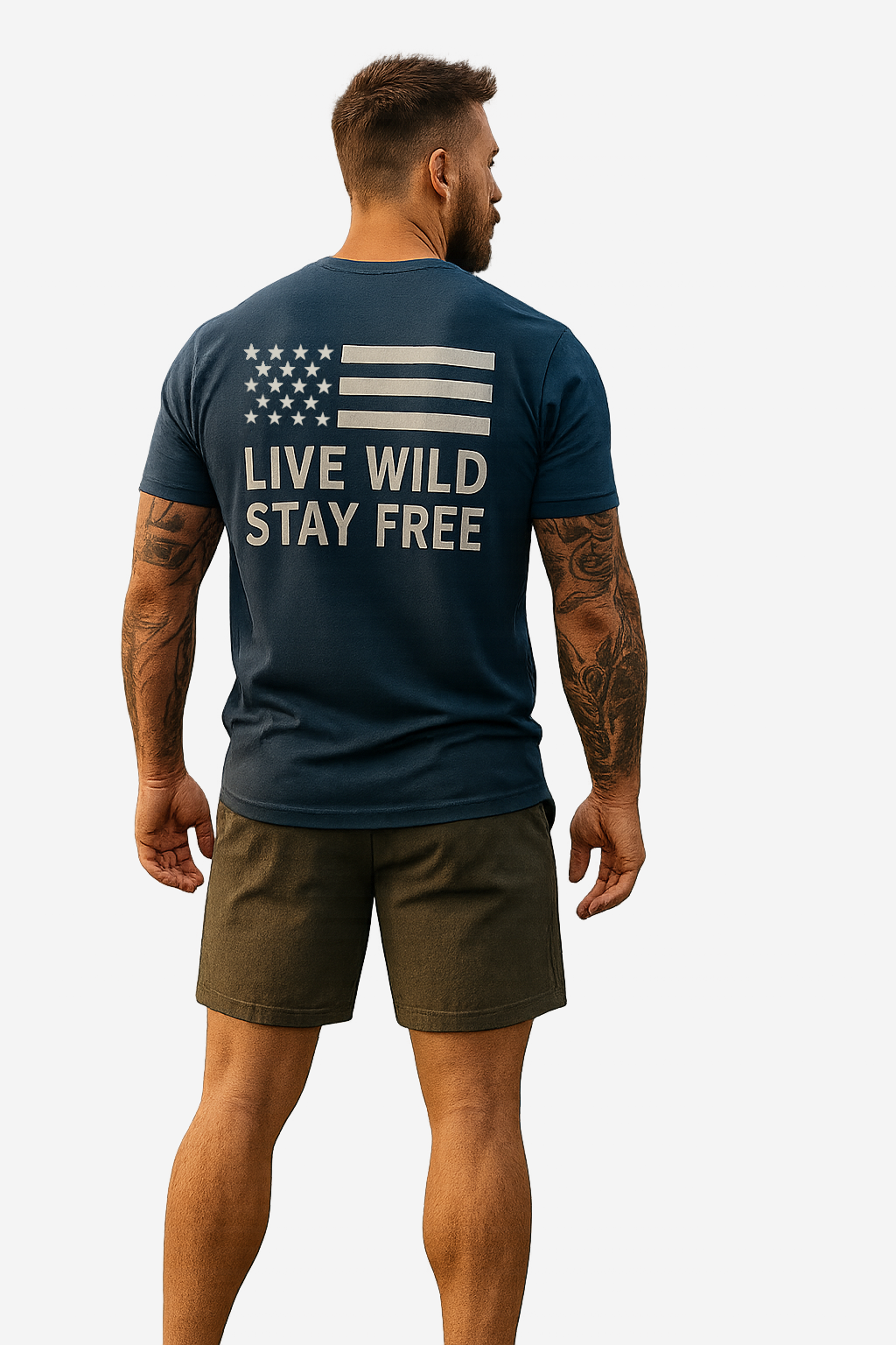 Live Wild Stay Free Short Sleeve T-Shirt